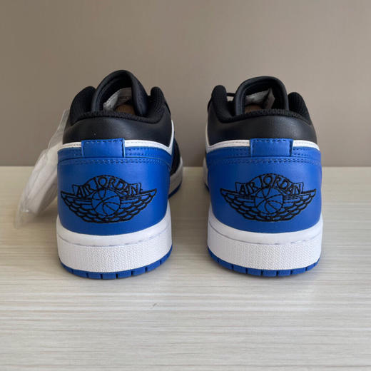 秋冬特惠💰390 纯原版本 # Air Jordan 1 Low 黑白蓝脚趾 AJ1乔1低帮休闲板鞋 商品图4