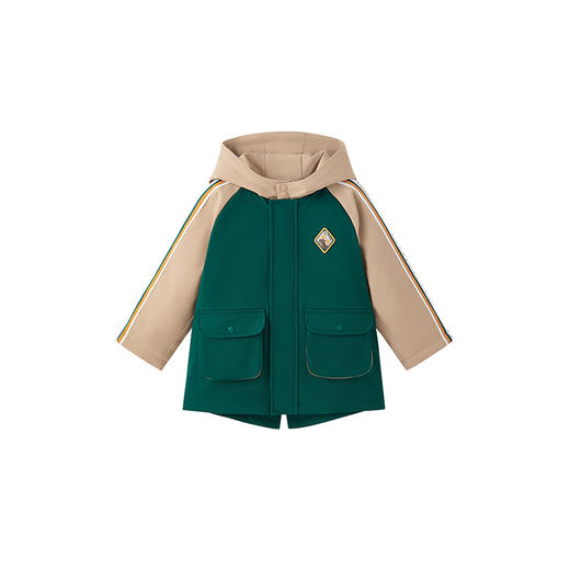 英氏儿童外套秋冬款男宝宝休闲连帽 商品图4