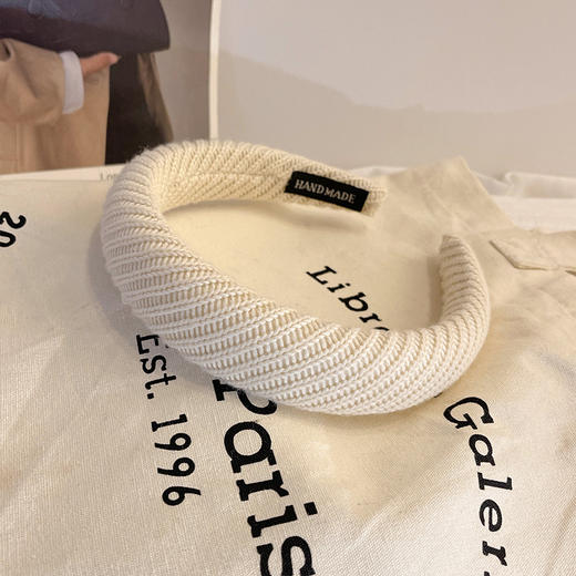 秋冬【赵露思同款针织发箍】高颅顶头饰  气质女生爆款  韩系头箍发卡 商品图5