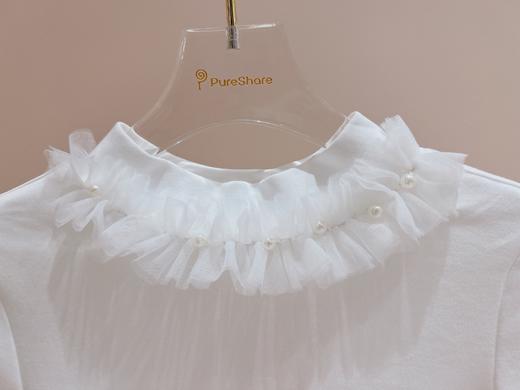 珍珠拼纱打底衫 商品图2