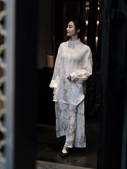 盛唐牡丹 |真丝提花凤凰纹 半裙 商品图1