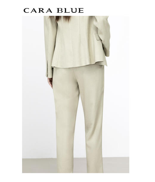 CARA BLUE中腰半松紧经典女裤 商品图3