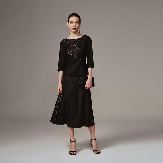 TANGY Collection天意高端精品商场同款女士茛绸上衣 商品图4