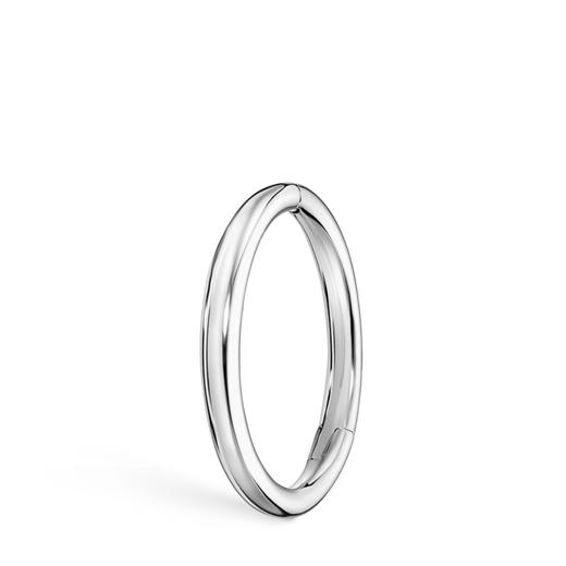 订购10周到｜Maria Tash-Plain Gold Hoop-14K白金 耳环（单只）［美国设计师］ 商品图2