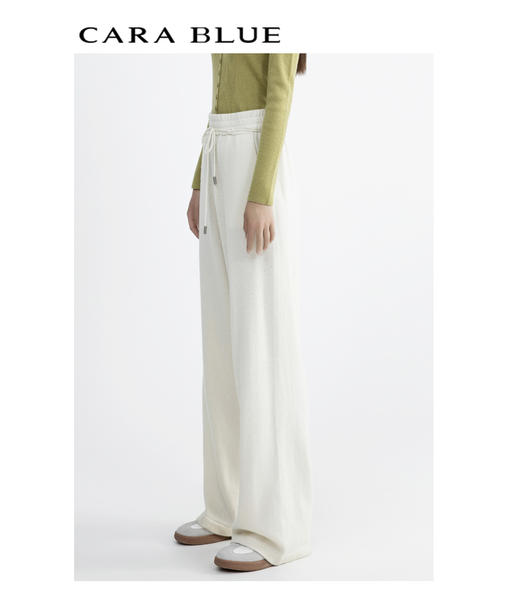 CARA BLUE时尚休闲松紧腰针织裤 商品图2