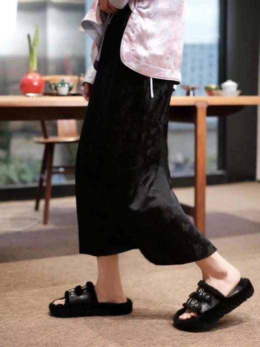 盛唐牡丹 | 早春真丝蝶恋花新中式女裙 商品图3