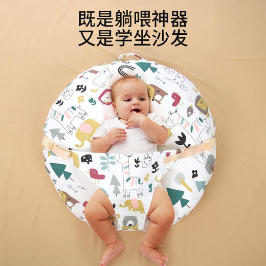 【母婴用品】哺乳喂奶枕斜坡垫新生婴儿防吐奶防溢奶躺喂靠垫 商品图3