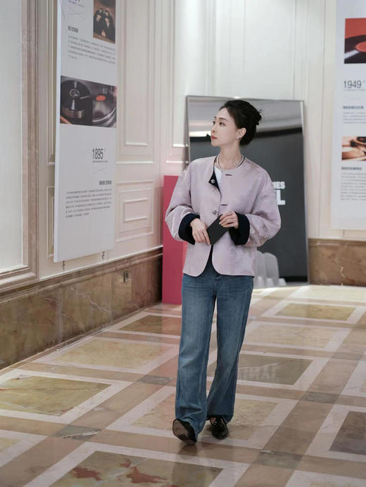 盛唐牡丹|新中式牛仔双面穿外套(不夹棉) 商品图3