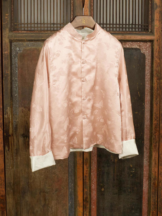 盛唐牡丹 |真丝蝶恋花外套(正肩不夹棉) 商品图0