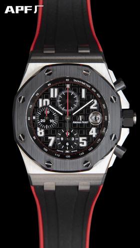APF厂爱彼皇家橡树离岸型26400计时复刻手表一比一手表n厂c厂zf厂clean厂vs厂noob厂广州手表测评