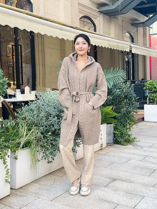 MAISON COVET 纯山羊绒重磅编织款大衣外套 商品图6