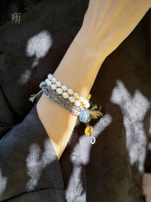 天然珍珠国风编织款多用长链 商品图7