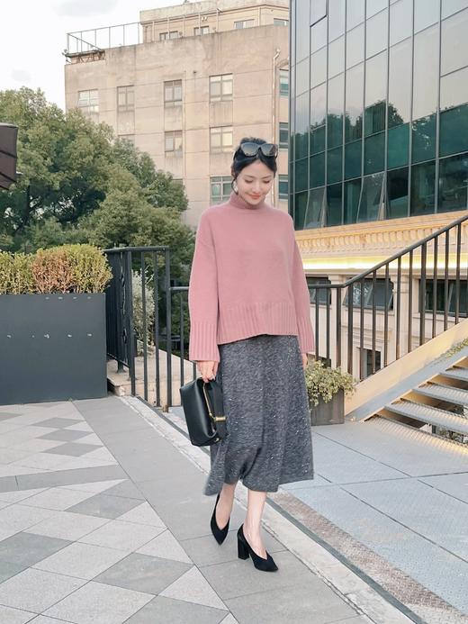 MAISON COVET 纯山羊绒翻领设计感上衣 商品图1