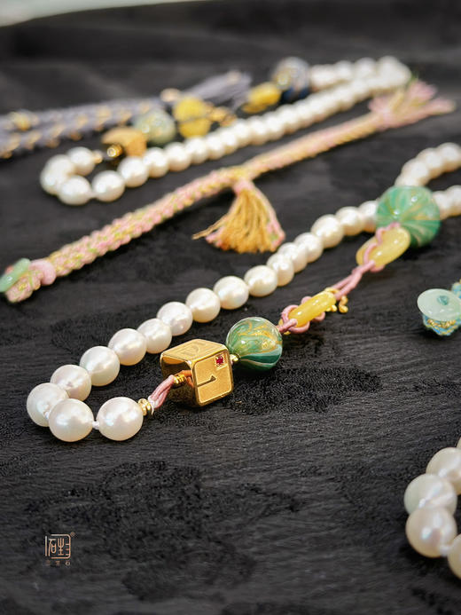 天然珍珠国风编织款多用长链 商品图4