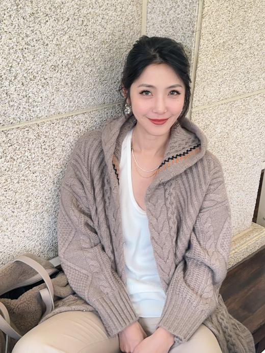 MAISON COVET 纯山羊绒重磅编织款大衣外套 商品图0