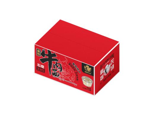 襄阳 郭姐农场牛肉面12桶普通箱装（牛肉面35g*12桶）/12桶普通箱装牛肉面55g*12桶 商品图0