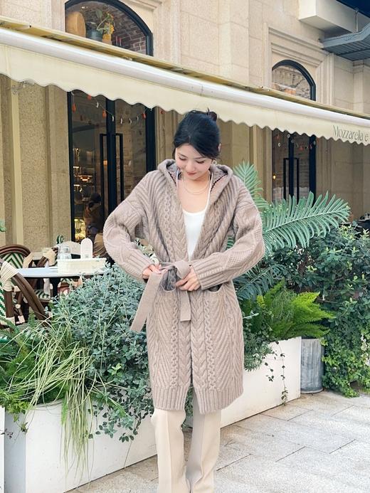 MAISON COVET 纯山羊绒重磅编织款大衣外套 商品图7