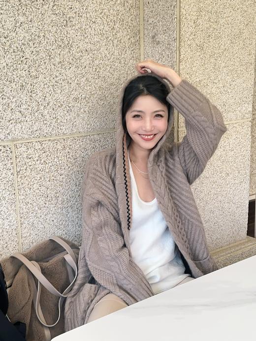 MAISON COVET 纯山羊绒重磅编织款大衣外套 商品图2