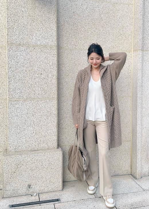 MAISON COVET 纯山羊绒重磅编织款大衣外套 商品图9