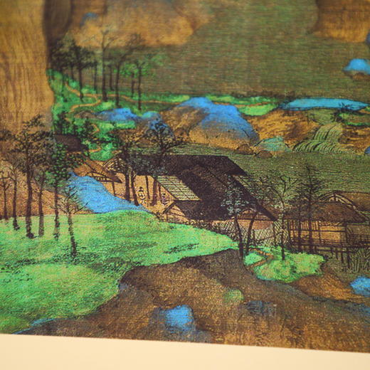 【现货】《2024龙年贺岁丝绸挂历》系列  北京印刷技术研究所出品   DGA技术还原 丝绢/金箔材质   龙纹防伪标  手工装裱 商品图12