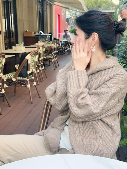 MAISON COVET 纯山羊绒重磅编织款大衣外套 商品图4