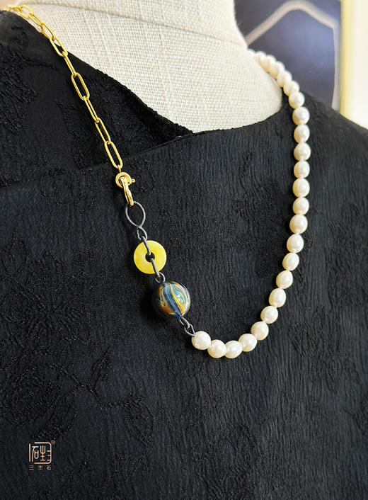 天然珍珠国风编织款多用长链 商品图12