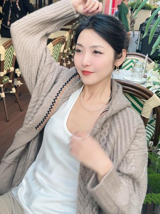 MAISON COVET 纯山羊绒重磅编织款大衣外套 商品图5