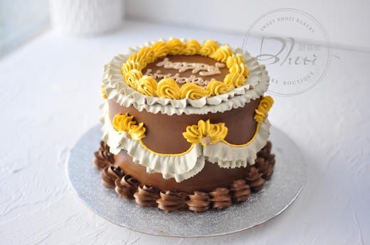 动物性淡奶油系列（复古系列）英国进口纯动物奶油生日蛋糕0051【加高款】 商品图3