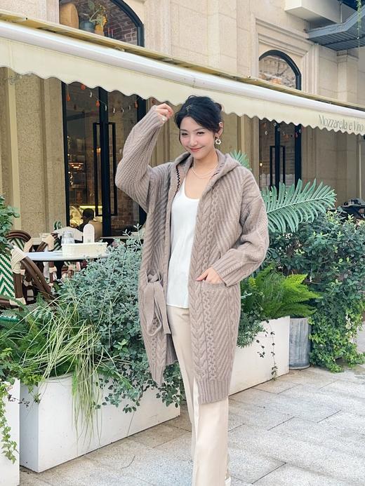 MAISON COVET 纯山羊绒重磅编织款大衣外套 商品图8