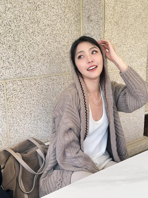 MAISON COVET 纯山羊绒重磅编织款大衣外套 商品图3