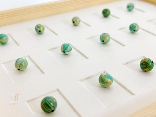 小米珍珠大漆珠金属设计项链 商品图7