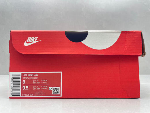 秋冬特惠💰390 Nike Dunk Low "RedPanda" 低帮灰白红 商品图8