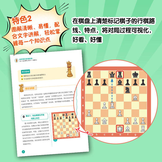 国际象棋入门教程 谢军国际象棋教程 从十五级棋士到十一级棋士 国际象棋书籍 商品图2