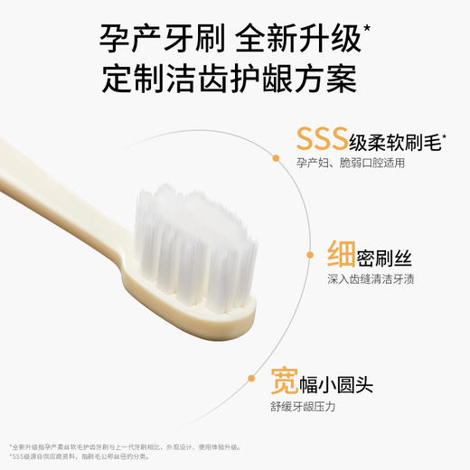【软毛牙刷】准孕期 宽幅刷头 细密柔丝 深入洁齿 柔丝软毛护齿牙刷2支装 商品图1
