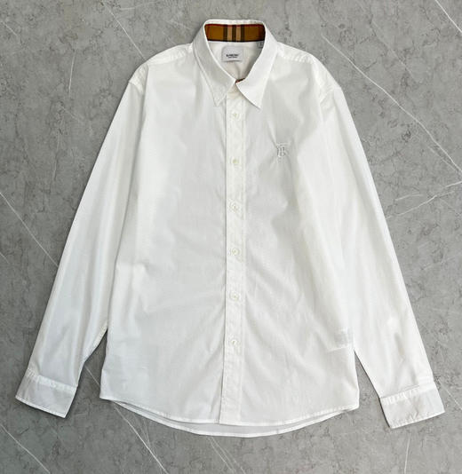 男士长袖衬衫。深蓝色。白色。黑色 商品图7