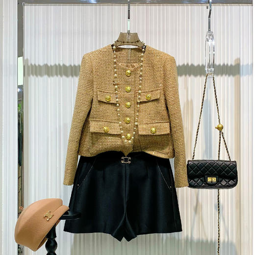 女装24秋冬新款精品小香风中古款外套2239-W808▲ 商品图2