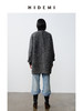 HIDEMI 艺术感卷曲长毛马海毛圆领口袋极简廓形纽扣大衣 商品缩略图6