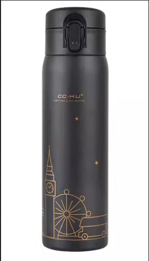 CC.KU 英伦风保温杯保冷杯大容量高端高颜值简约风时尚潮流车载杯 商品图0