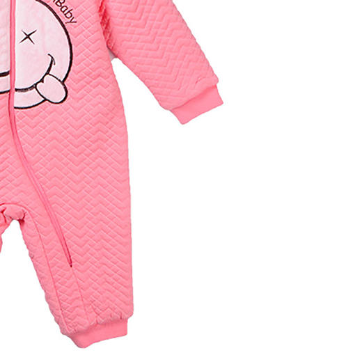 棉果果秋冬季女童涤包氨空气层对开连体衣连身衣哈衣M422722618683 商品图3