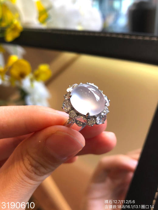 玻璃蛋面戒指【3190610】具体价格微信咨询 商品图1