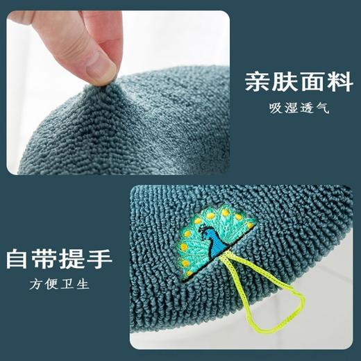 【吸湿卫生！柔软马桶垫】轻松安装，可水洗方便清洁；家中常备，舒适无比。马桶垫四季通用 坐垫保暖加厚针织款马桶坐垫可水洗家用马桶套圈 商品图1