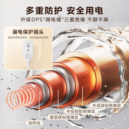 美的泡脚桶折叠足浴盆按摩洗脚盆电动加热智能恒温足疗高深桶洗脚盆秋冬送父母长辈节日礼物 小波浪ZS1 折叠支撑款足浴盆 商品图4