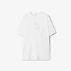 BURBERRY 巴宝莉 男士马术骑士刺绣徽标棉质圆领短袖T恤 白色 8072751 A1464 商品缩略图0