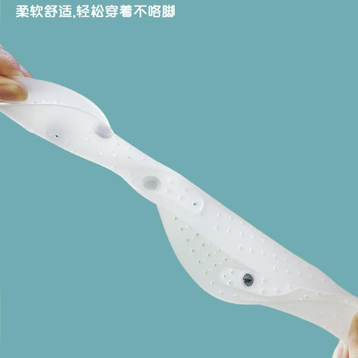 【贴合足部穴位！磁石按摩鞋垫】舒适呵护。耐用透气，一步一个按摩穴位，穿出足部舒活。透明按摩磁石磁疗鞋垫耐用透气足部保健磁石穴位按摩鞋垫现货全垫 商品图2
