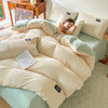 【床笠款牛奶魔法绒四件套】暖冬新品A类牛奶魔法绒四件套冬季保暖加厚双面纯色 商品缩略图3
