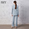 IWY/高端优雅蓝色西服外套女名媛上班族干练西装套装气质美业工装面试C13519+P33519 商品缩略图3
