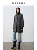 HIDEMI 艺术感卷曲长毛马海毛圆领口袋极简廓形纽扣大衣 商品缩略图2
