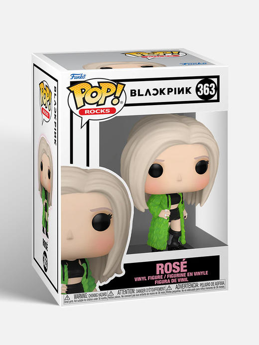 Funko POP Rocks: BLACKPINK- Rose摇滚 明星（BLACKPINK - Rosé）手办公仔摆件 72606 商品图4