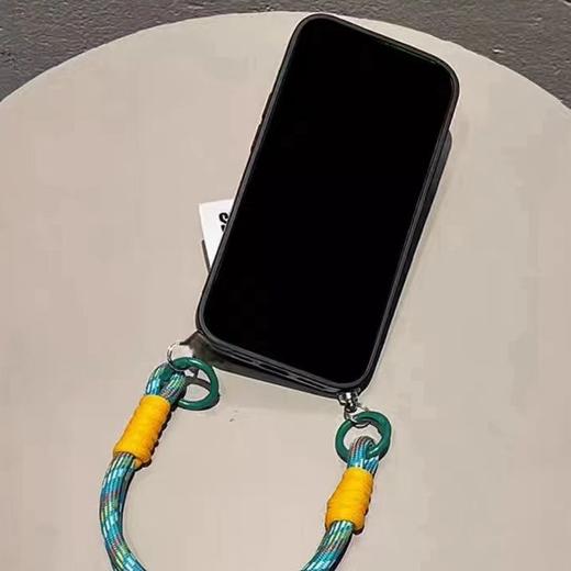 孔雀蓝绿枕头支架vivox90手机壳x80斜跨x70pro网红女x60手提绳s16 商品图6