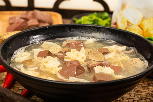 吃完不口渴，特二级厨师调制高汤，鸭血粉丝汤 750g*3袋 商品图3